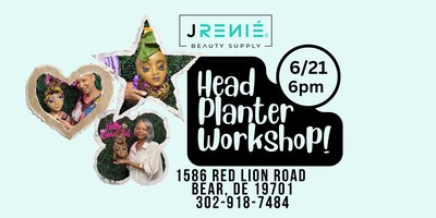 DIY Create Your Own Head Planter Workshop
