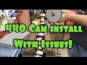 440 Mopar Cam install And Bearing Scraping, Did It Work? # NoNameNationals