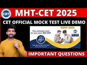 MHTCET Official Mock Test Review and Live Demo | Mhtcet Mock Test 2025