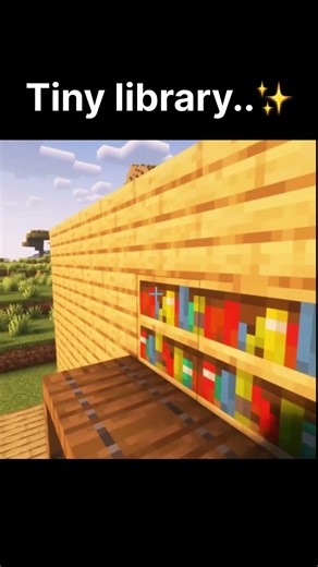 minecraft library for your house… #shorts