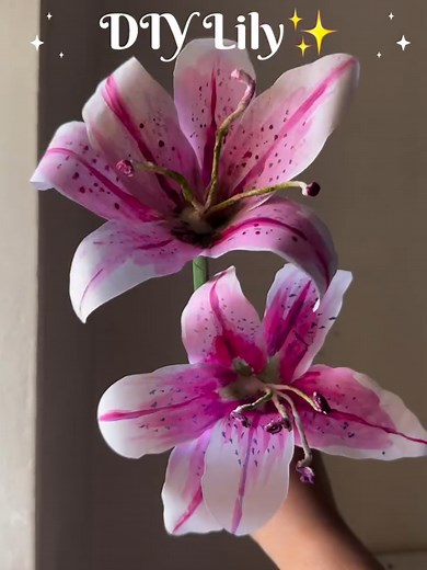Paper Lily Flowers DIY Tutorial