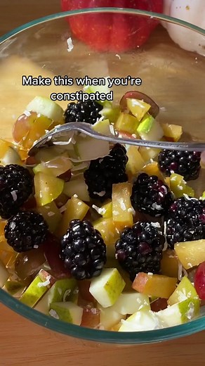 High Fiber Fruit Salad Recipe for Constipation Relief