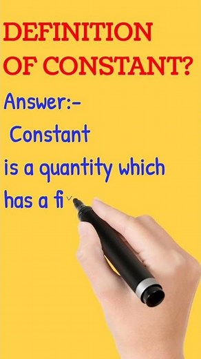 Definition of Constant? /#shorts /#definition .