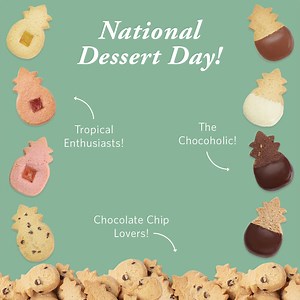 49 reactions | Wishing you a very sweet #NationalDessertDay!  Whether you are a tropical enthusiast, chocolate chip lover, or just an all around chocoholic, we've got something to satisfy that sweet tooth!  Visit our website to treat yourself today. ✨ | Honolulu Cookie Company | Facebook