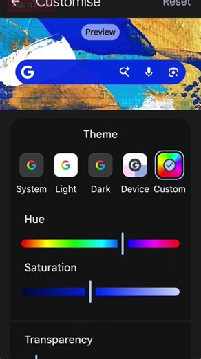 (Google) change colour search widget