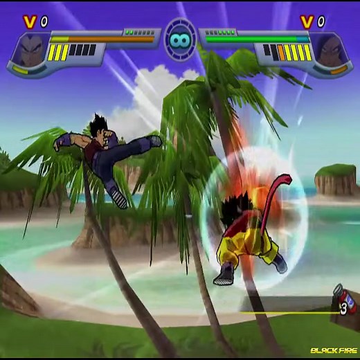 Vegeta GT vs Goku GT | BLACK FIRE