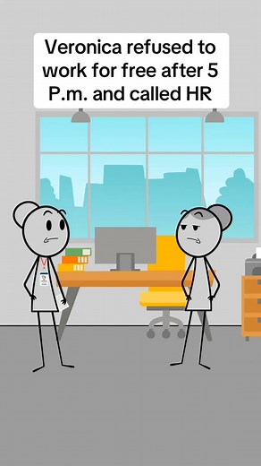 2.7K views · 82 reactions | Veronica refused to work for free after 5 P.m. and called HR #animation #animationmeme #work #worklife #veronica #manager #managersbelike #corporatelife #usa | Humor Animations | Facebook