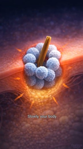 🪵 What Happens to a Splinter Too Deep to Reach? 🤨