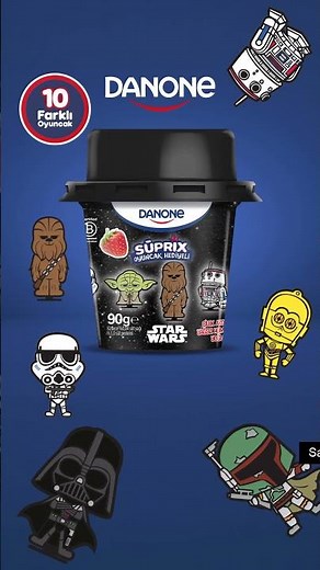 Yeni Danone Süprix Star Wars serisi ile Eğlenceyi Kaşıkla! #danonesüprix #starwars