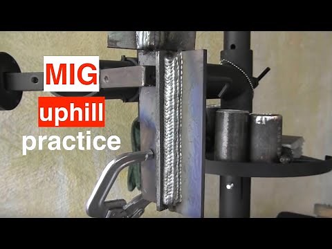Mig Welding Basics part 7 Vertical Tee Joint Drill