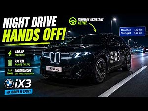 NEW BMW iX3 "Neue Klasse" POV Night Drive | Top Speed & Autobahn Assistant
