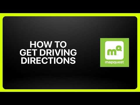 How To Get Driving Directions on MapQuest! Tutorial