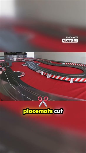 Genius DIY Slot Car Track Barriers #carrera #shorts #wall #easy #slotcar #clear