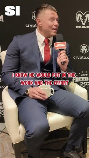 The Miz Compares Chad Gable's UFC Potential to Brock Lesnar 🤯 #ufcfreedom250 #wwe