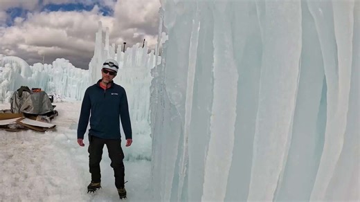 Mother Nature versus Silverthorne Ice Castles