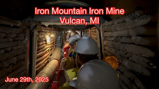 Have ya ever visited the Iron Mountain Iron Mine in Vulcan, MI?! 🤔 You can see it here in this video, but we highly suggest checking it out in person. It’s a neat experience for the whole family! Last time I was here was about 36 years ago… 😁 Be sure to check out their museum/shop too. Lots of neat treasures in that place!👍 | Ed the Diver