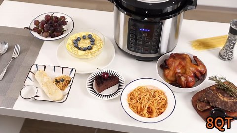 CONCETTA Electric Pressure Cooker 6 Quart Multi Kitchen Appliances, Instant Multi Cooker Stainless Steel Cooker