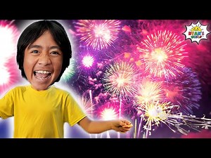 4th of July Celebration with Ryan! Family Games and Fireworks! - Videos For Kids