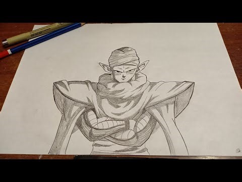 How To Draw Piccolo From Dragon Ball Z Powerful Pencil Sketch of Piccolo|Step By Step|Dragon Ball z