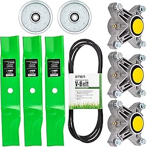 8TEN Deck Rebuild Kit for MTD Cub Cadet 48 inch GT2148 Blade Spindle Belt Idler