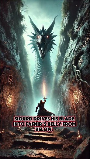 Sigurd vs Fafnir — The Dragon Slayer’s Curse #NorseMythology #Sigurd #Fafnir