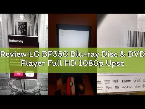 Review LG BP350 Blu-ray Disc & DVD Player Full HD 1080p Upscaling with Streaming Services, Built-in