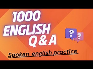 1000 Common English Questions and answers | Daily English Conversation for Beginners