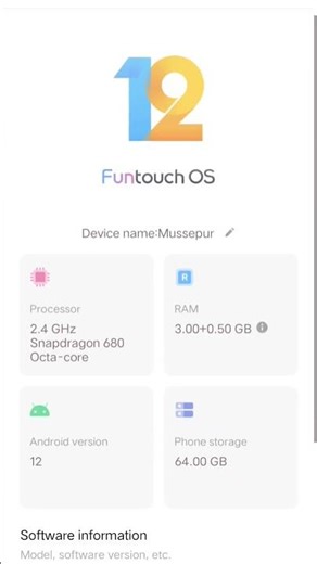 Vivo ke phone mein storage aur ismein processor kaise check Karen