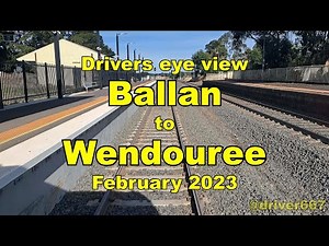 Drivers eye view, Ballan to Wendouree