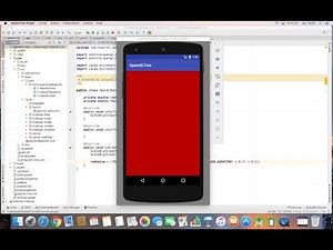 Create a red blink background with OpenGL on Android