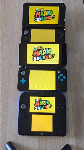 Super Mario 3D Land- Nintendo 3DS XL vs New 2DS XL vs 2DS Speed Comparison