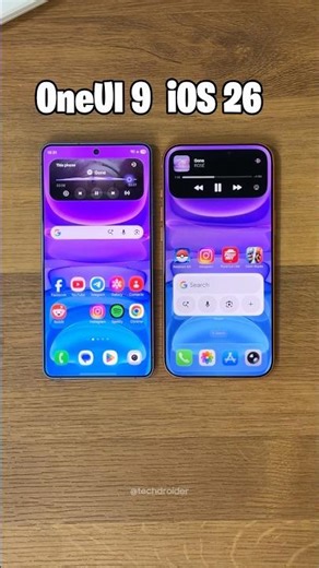 OneUI 9 vs iOS 26 | Samsung vs iPhone 🤯