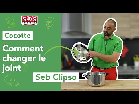 How do I change the seal on my Seb Clipso pressure cooker?