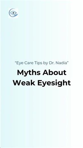 Myths About Eye Weakness 👁️ | Eye Care TIPS #childeyehealth
