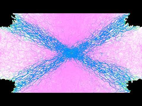 2D Ant Colony Simulation, Pheromone Trail Changes( HD)