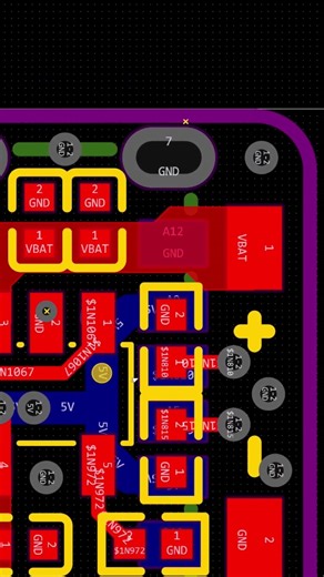 World’s Tiniest USB-C Li-Ion Battery Charger PCB Layout #schematics #electronicsdesign #pcbdesign