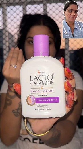 Acne-Prone Skin Tried Lacto Calamine 👀#viralvideo #skincare