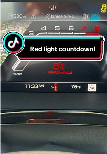 Audi RS5 Traffic Light Countdown Feature