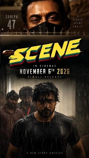Suriya47 Titled ‘SCENE’ 🔥 | Diwali 2026 Release | November 6th | CineWoods