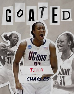 5.7K views · 533 reactions | On today’s edition of G.O.A.T.E.D…TINA CHARLES!  The UConn Women's Basketballstar is the all-time rebound leader and a 2 time National Championship winner! #NCAAWBB | March Madness Women's Basketball | Facebook