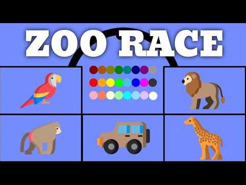 24 Marble Race EP. 72: Zoo Race (by Unity 6)
