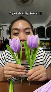6 perals tulip tutorial #fuzzywire #fuzzywireflower #tutorial #bouquet #crafter