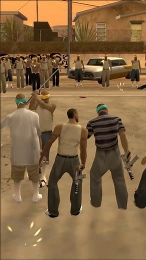 Vagos Vs Varrios Los Aztecas | MEXICAN Gang Street Brawl! #gta #gaming