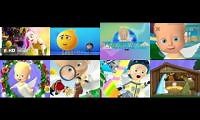 Mix of 8 videos from youtube : all the pixar logo bloopers