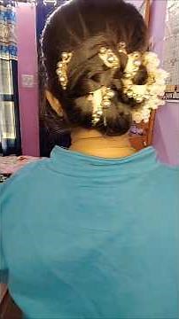 #chapter7 Easiest Lace Braid Hair Bun 💖 | Compliment-Worthy Hairstyle! #HairBun #BraidedBun