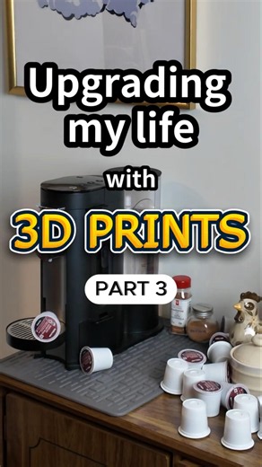Coffee bar 3D prints #3dprinting