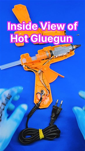 Inside View of Hot Gluegun 😱 What's Inside #diy #shorts #ytshorts