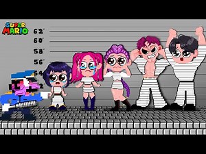 Mario Locked KPOP DEMON HUNTERS Characters in Mario's Prison (Story of transformation) #kpop