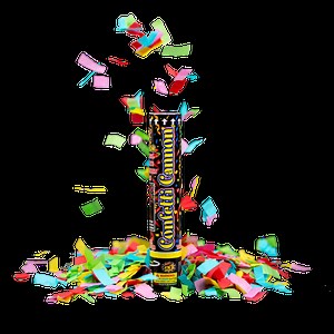 Confetti Cannons Multicolor