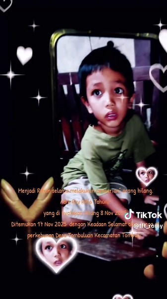 Rekor Pencarian Orang Hilang Adik Roy RR